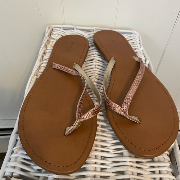 Sequined Express sandals - Picture 1 of 4
